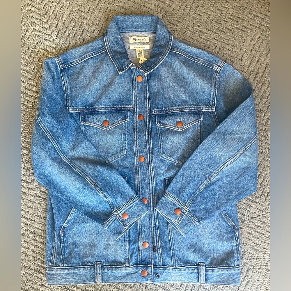 The Oversized Trucker Jean Jacket